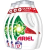 Ariel Vloeibaar Wasmiddel + Ultra Vlekverwijderaar - 4 X 17 Wasbeurten - 68 Wasbeurten
