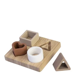 Bambam Bamboo & Bpa Free Stove Blokpuzzel 4 Stukjes