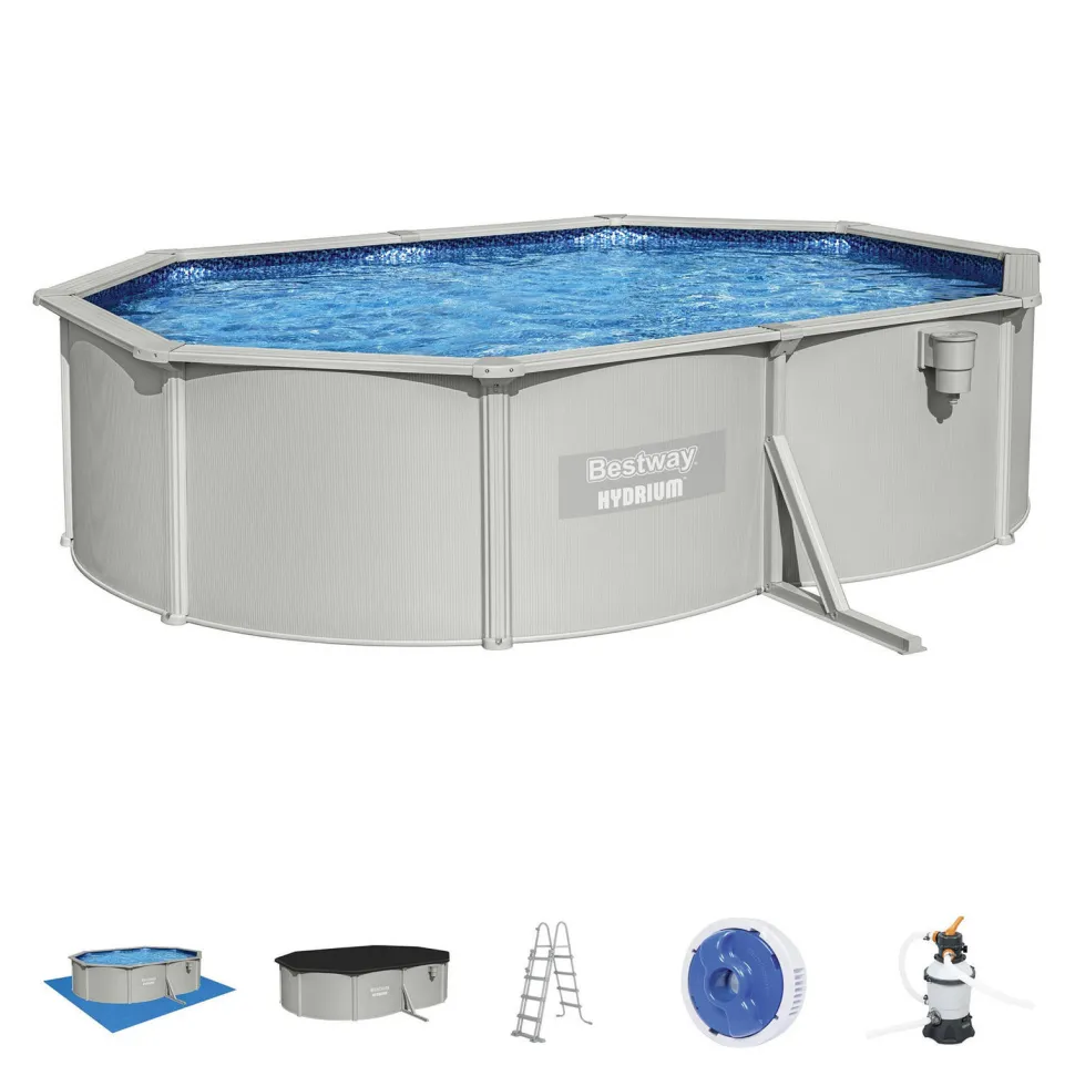 Bestway Zwembad Hydrium Set Inclusief Zandfilter (500X360 Cm)