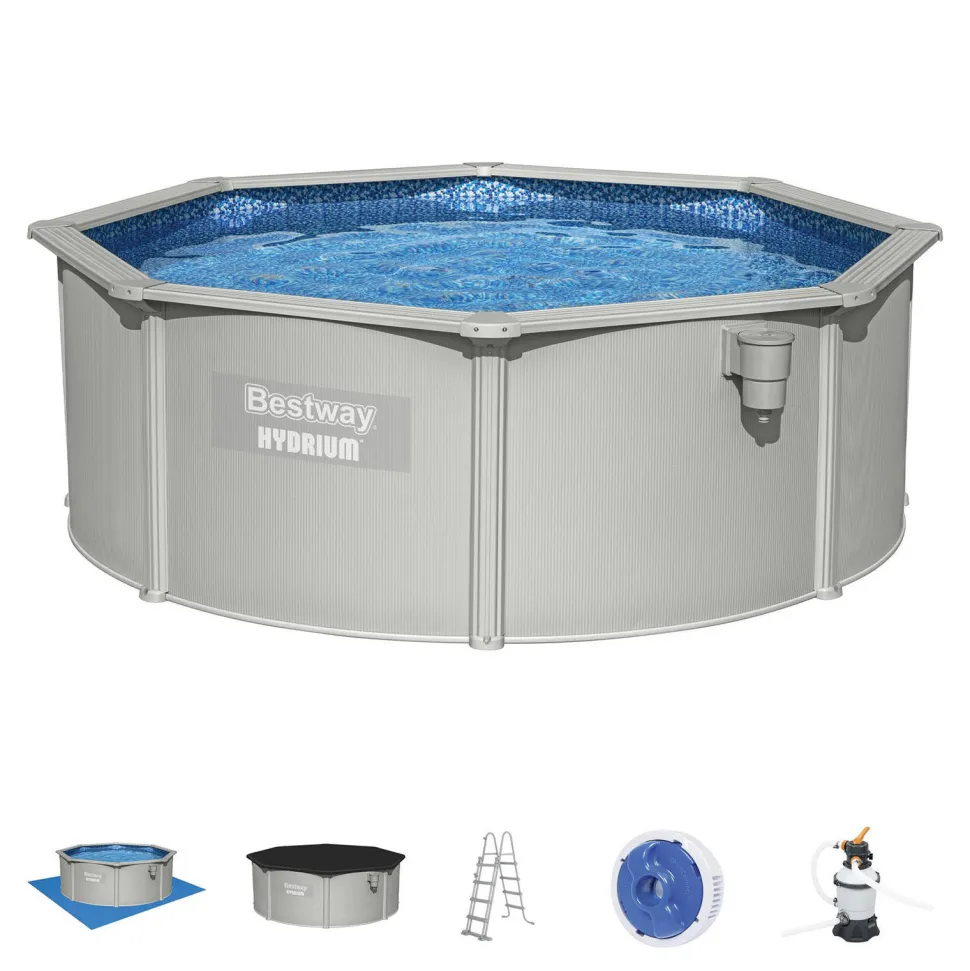 Bestway Zwembad Hydrium Set Inclusief Zandfilter (O360 Cm)