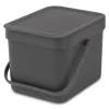 Brabantia Sort & Go Afvalbakje (Aanrecht) (6L)