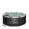 Exit Black Leather Zwembad O360X122Cm Met Filterpomp