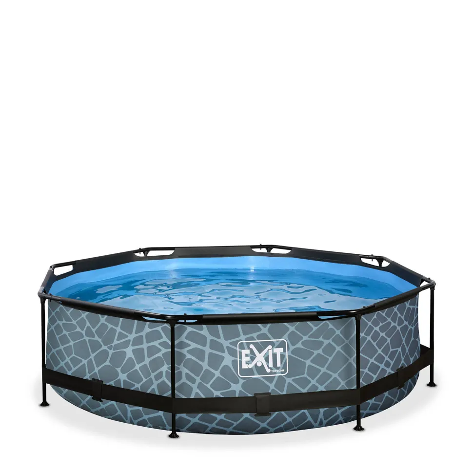 Exit Frame Pool O300X76Cm (12V Cartridge Filter) – Grijs