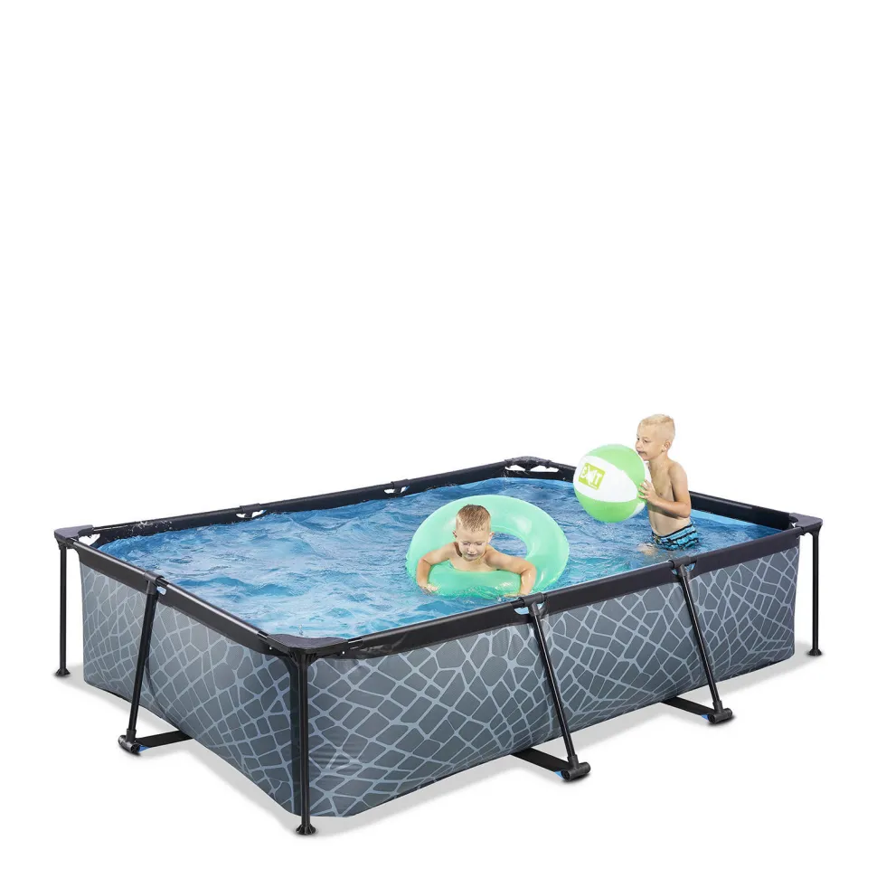 Exit Frame Pool 300X200X65Cm (12V Cartridge Filter) - Grijs