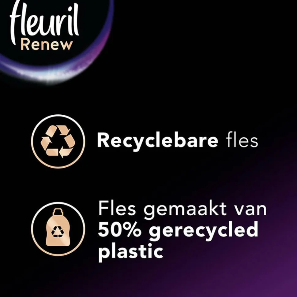 Fleuril Renew Liquid Black - Vloeibaar Wasmiddel - Voordeelverpakking - 4 X 49 Wasbeurten - 196 Wasbeurten
