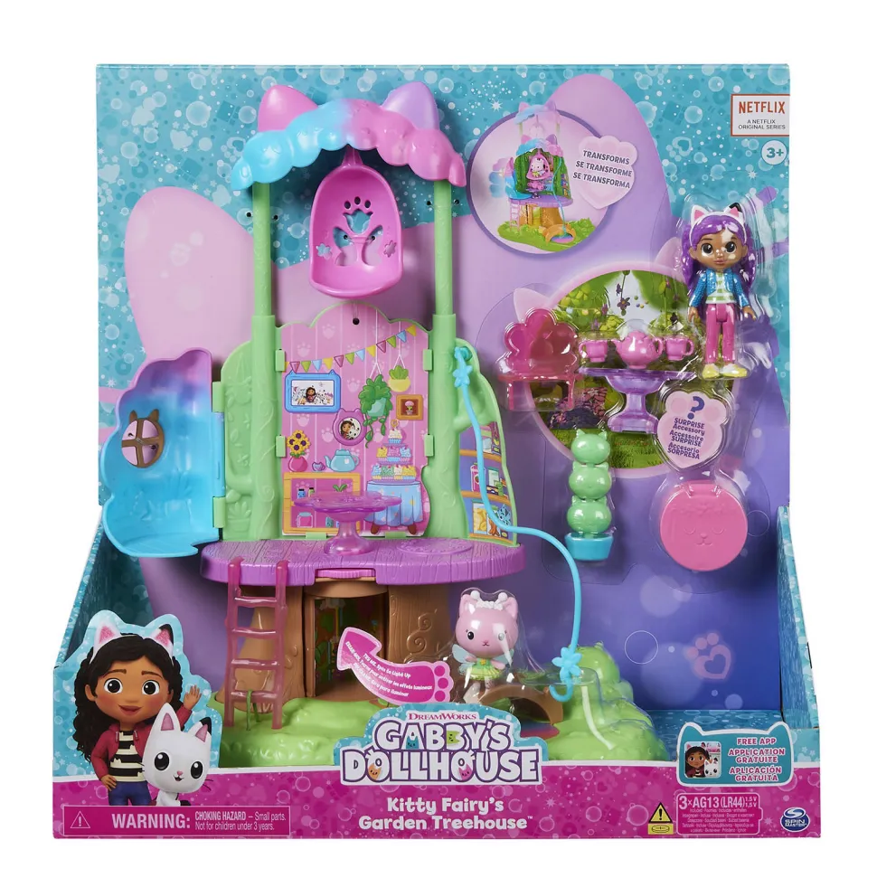 Gabby'S Dollhouse Gabby'S Poppenhuis Gabby En Kitty Fee'S Boomhut
