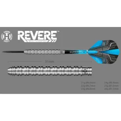 Harrows Revere 90% Tungsten Steeltip Dartpijlen (23 Gram)