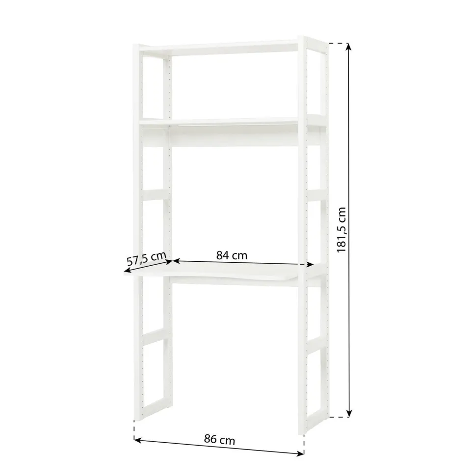 Hoppekids Kinderbureau - Opbergkast Storey (80 Cm)