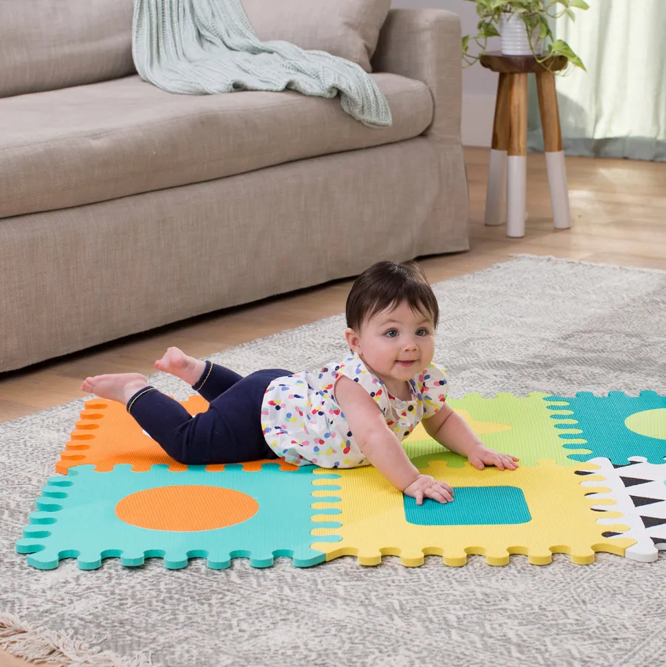 Infantino Main - Soft Foam Puzzle Mat Vloerpuzzel 6 Stukjes