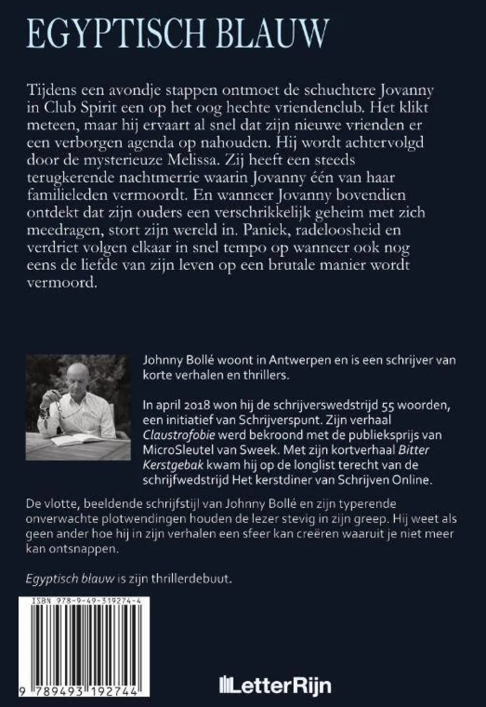Johnny Bolle Egyptisch Blauw