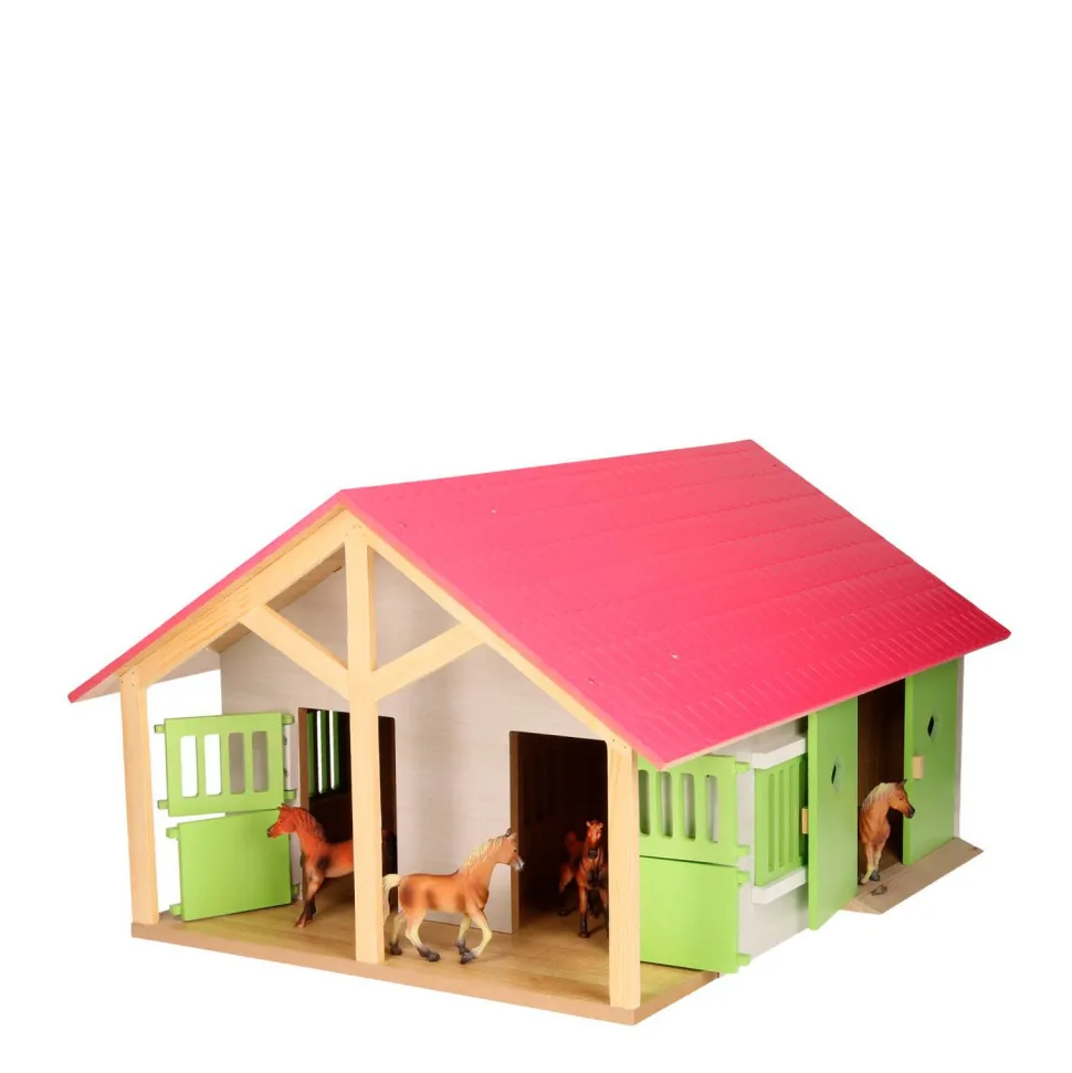 Kids Globe Paardenstal Schaal 1:24