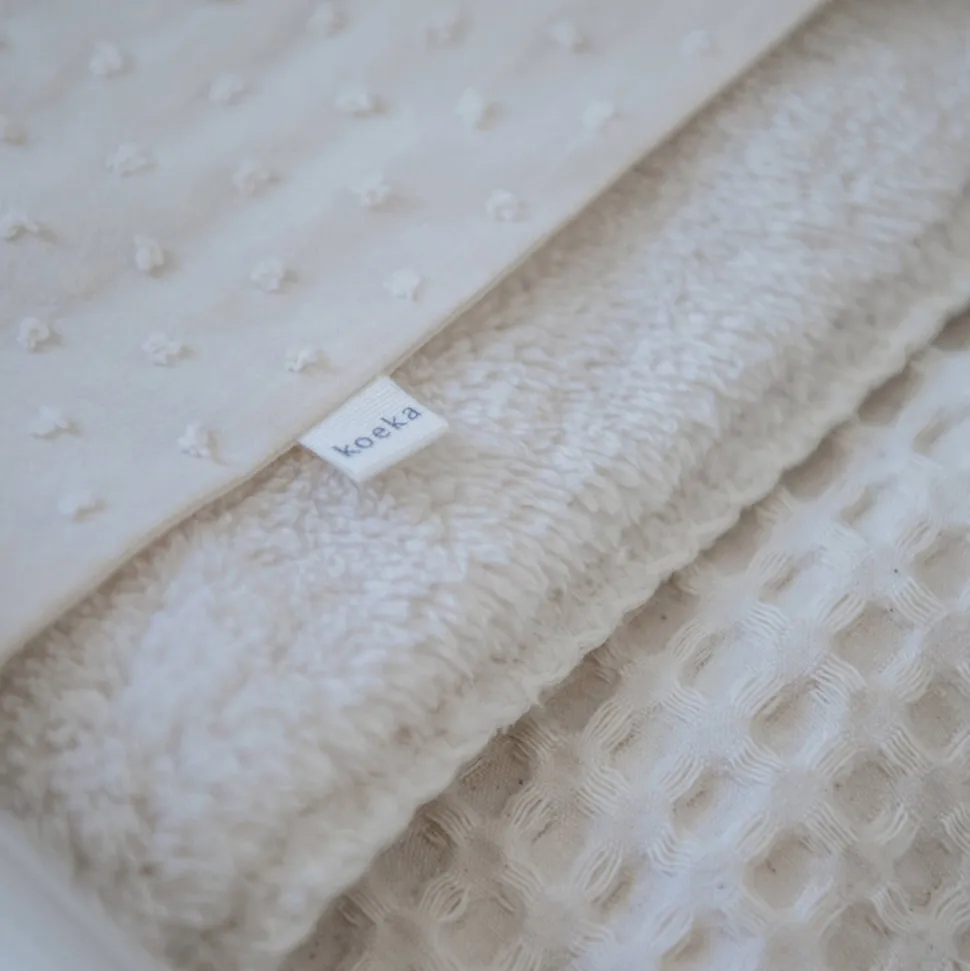 Koeka Napa Baby Wieglaken 80X100 Cm Offwhite