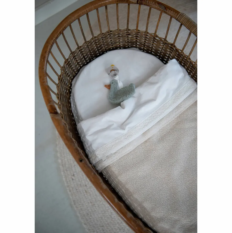 Koeka Nostalgia Baby Wieglaken 80X100 Cm Warm White
