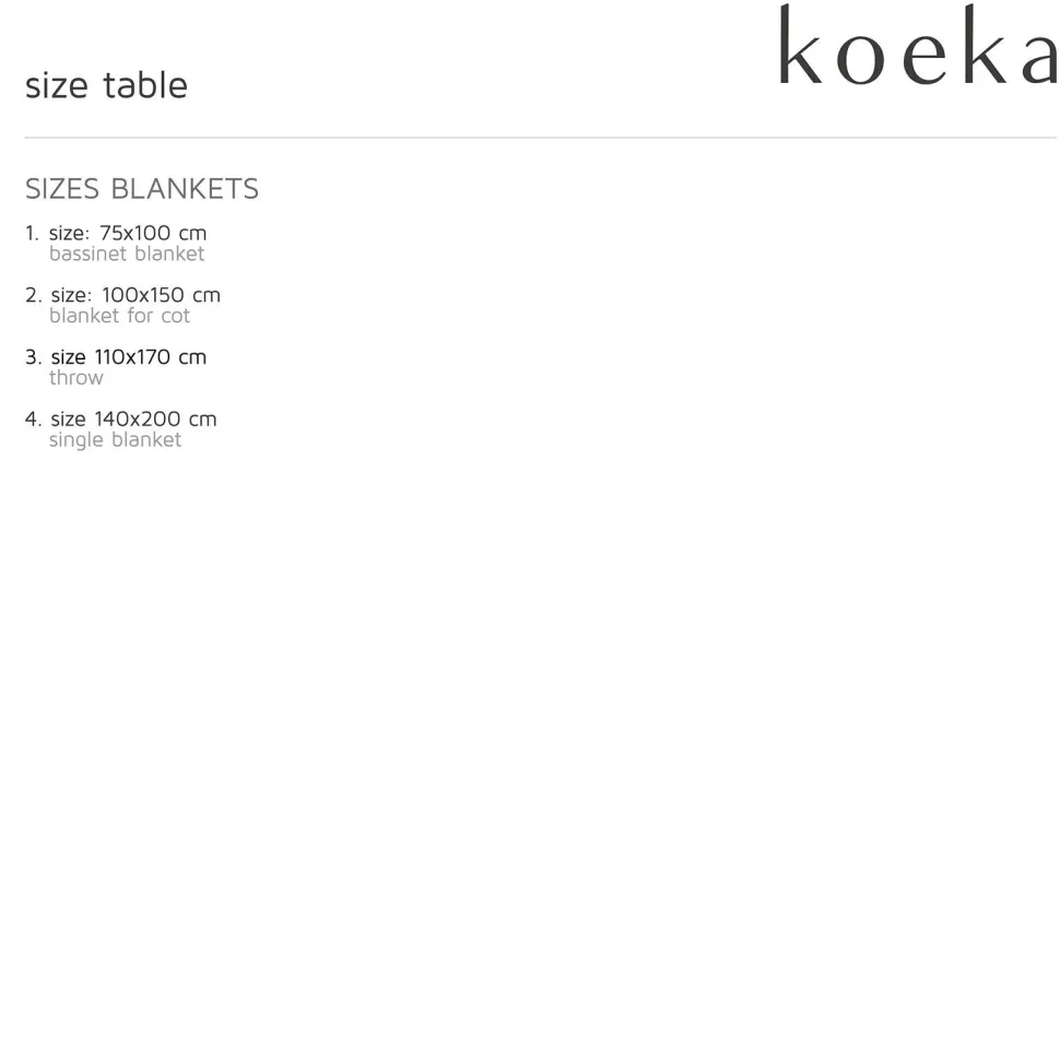 Koeka Oddi Plaid Soft Earth (200X140 Cm)