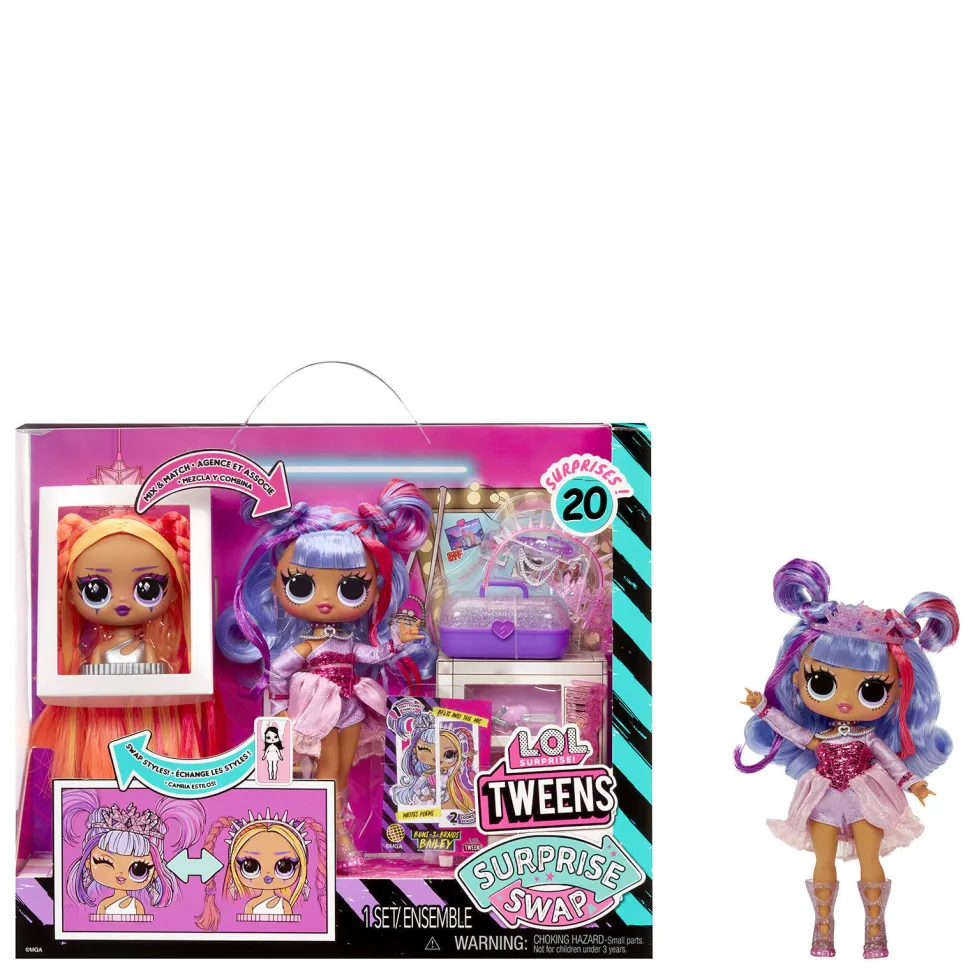 L.O.L. Surprise! Tweens Surprise Swap Modepop Buns-2-Braids Bailey