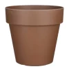 Mica Decorations Orion Bloempot Rond Bruin - (H28,5Xo30 Cm)
