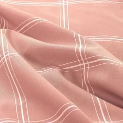 Nous Living Katoenen Dekbedovertrek 1 Persoons Line Check (140X220 Cm)