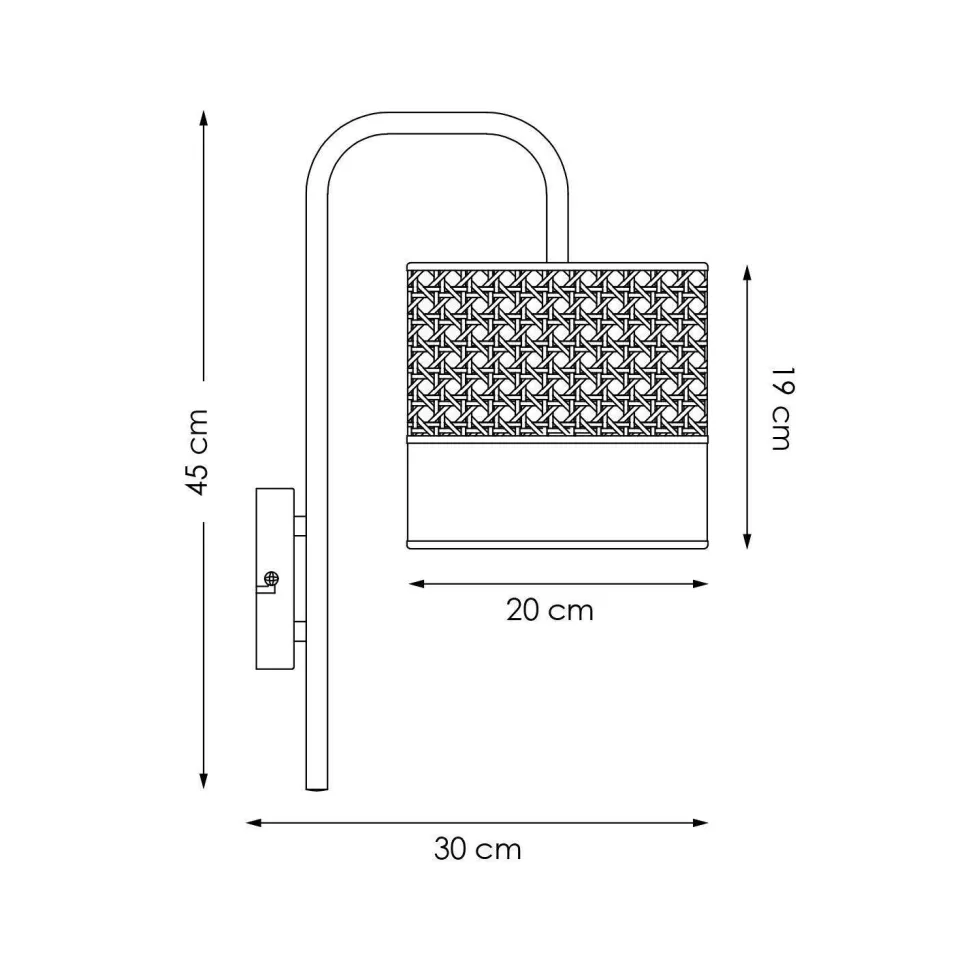 Nous Living Wandlamp Dex (O20 Cm)