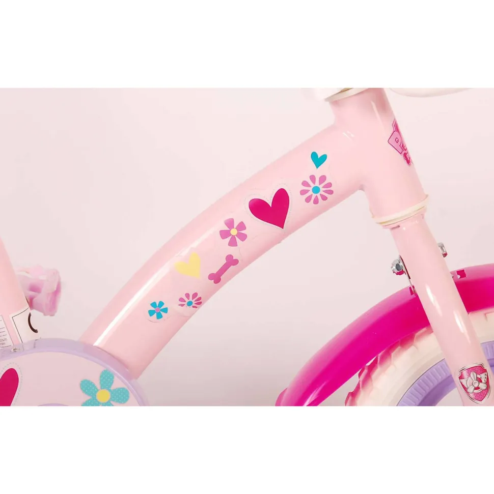 Paw Patrol Kinderfiets 10 Inch Roze