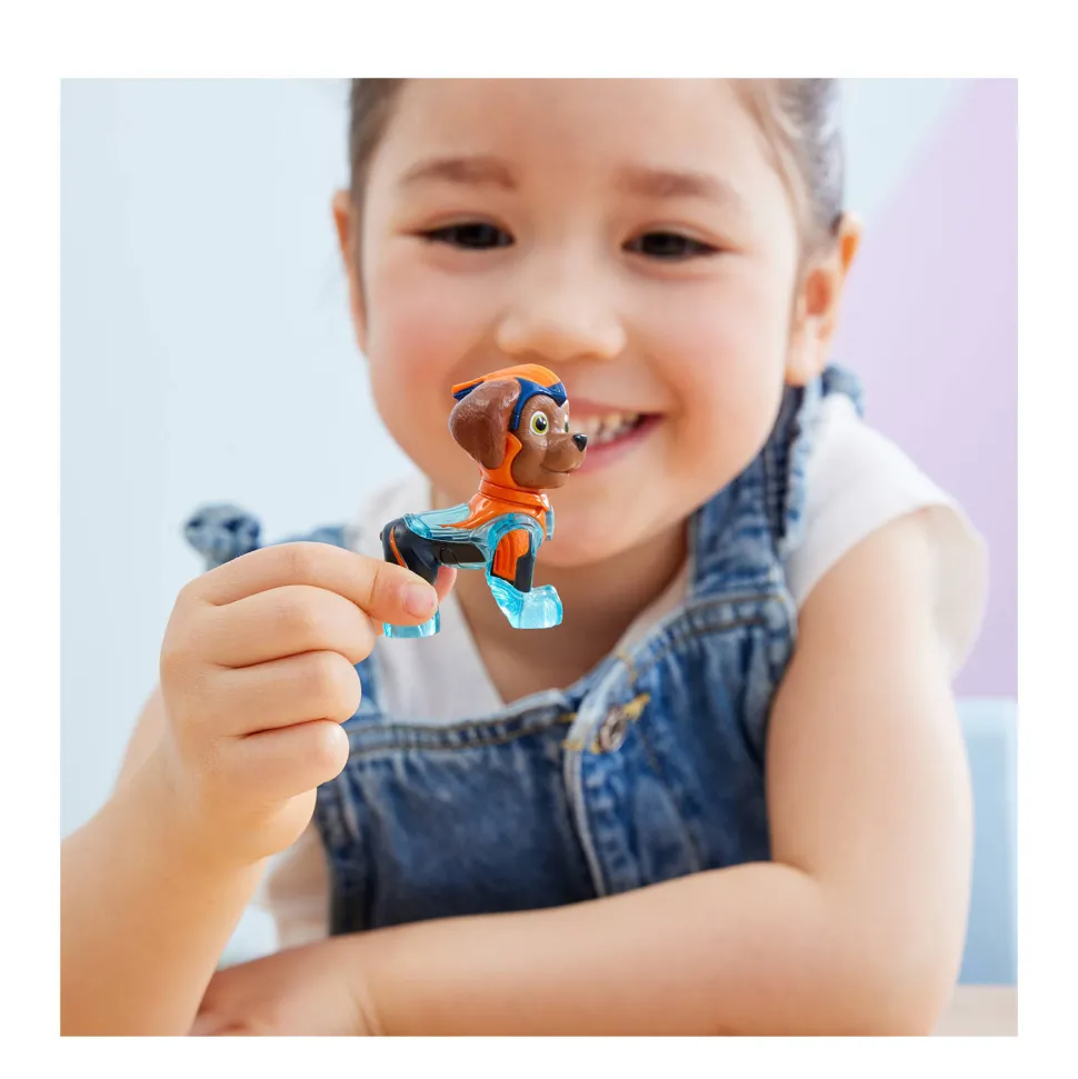 Paw Patrol The Mighty Movie Hovercraft Met Zuma-Actiefiguur Licht En Geluid