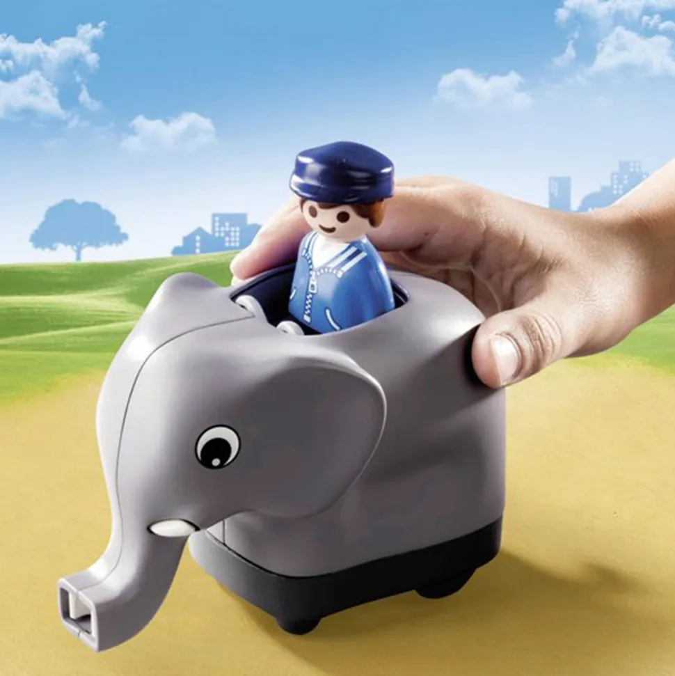 Playmobil 1-2-3 Dierentrein 70405