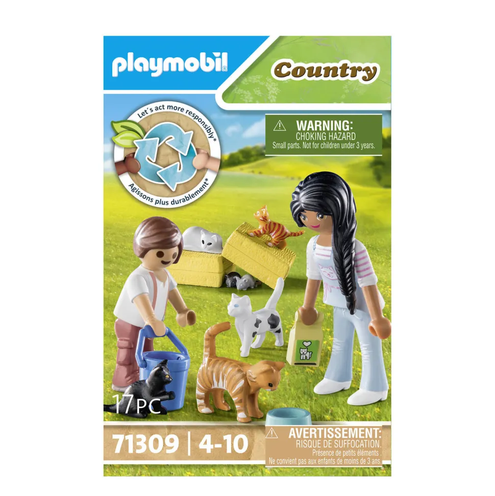 Playmobil Country Kattenfamilie - 71309