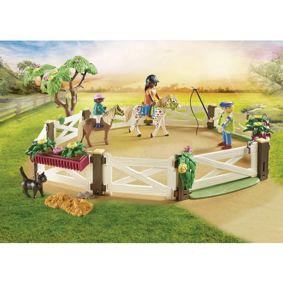 Playmobil Country Rijlessen Met Paardenboxen 70995