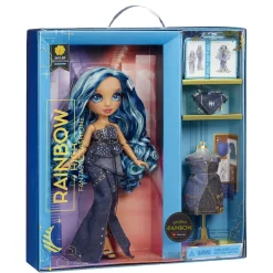 Rainbow High Fantastic Fashion Skyler - Blauwe Pop