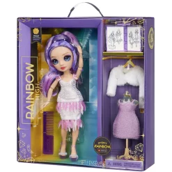 Rainbow High Fantastic Fashion Violet Willow - Paarse Pop