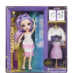 Rainbow High Fantastic Fashion Violet Willow - Paarse Pop