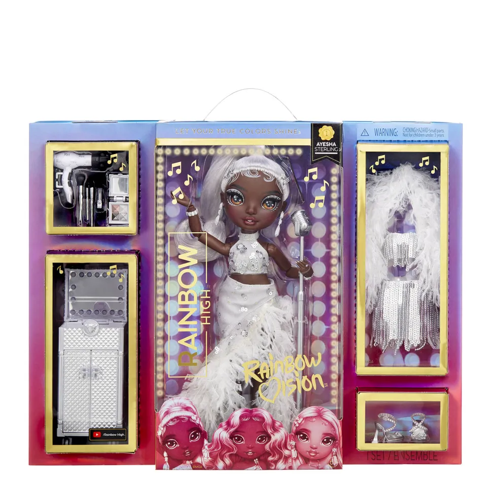 Rainbow High Theme Doll Silver Ayesha Sterling