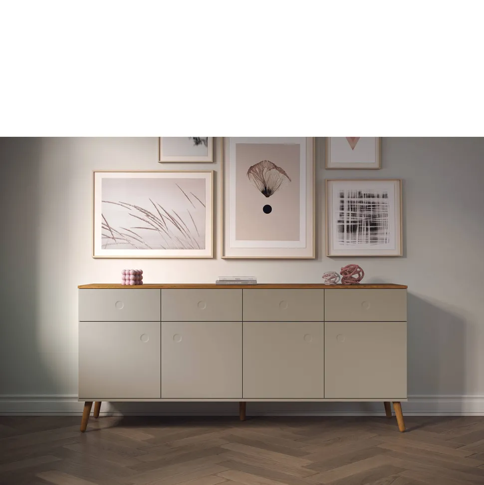 Tenzo Dressoir 4-Deurs Dot