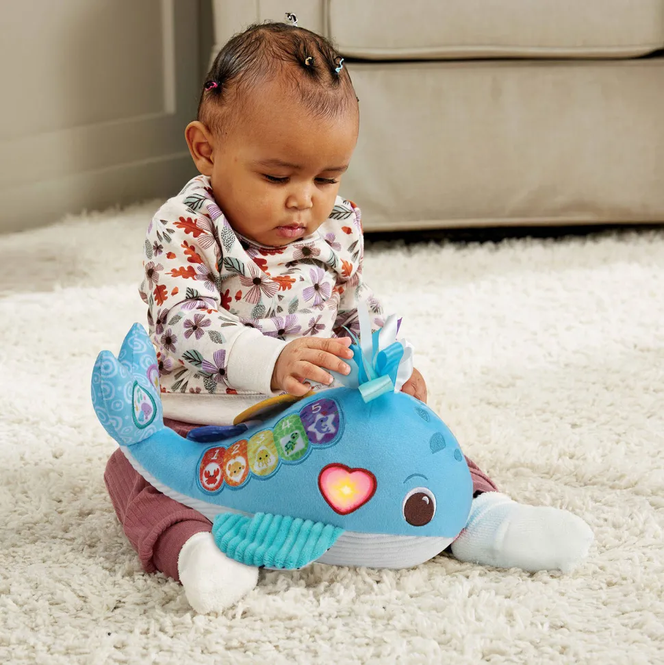 Vtech Baby Play Green Knuffel & Leer Walvis