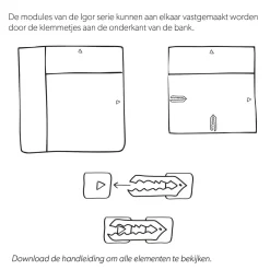 Wehkamp Home Igor Modulair Bankelement (Chaise Rechts)