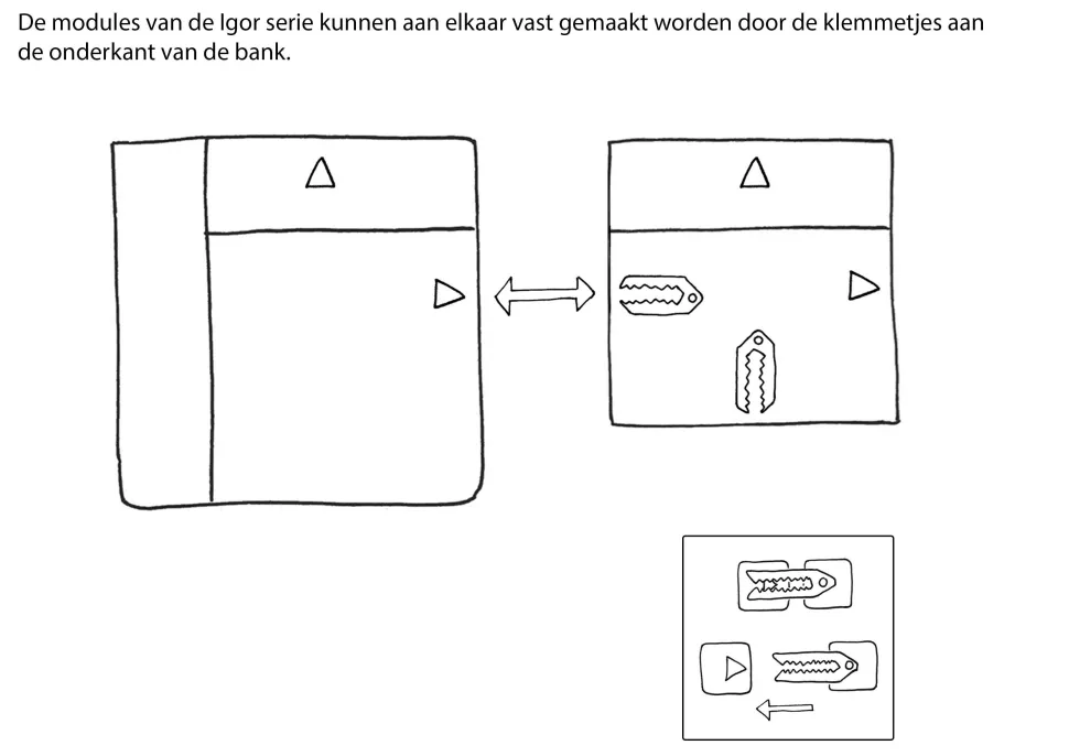 Wehkamp Home Igor Modulair Bankelement (Hoek Links)