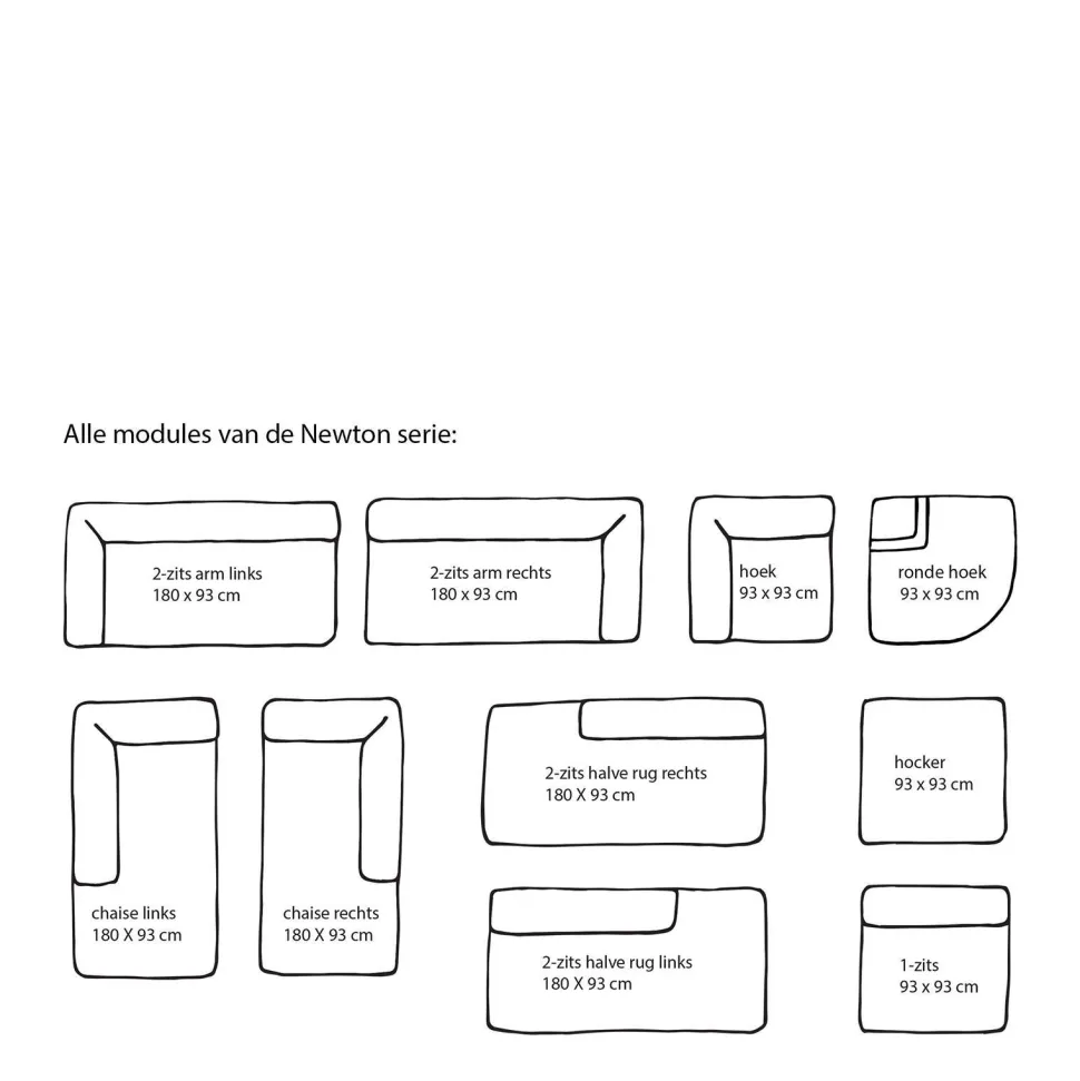 Wehkamp Home Newton Modulair Bankelement (Boucle ) (Hoek)