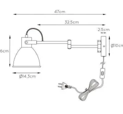 Wehkamp Home Wandlamp Ray