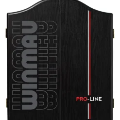 Winmau Dartkabinet Pro-Line Zwart Dartkabinet Pro-Line (Zwart)