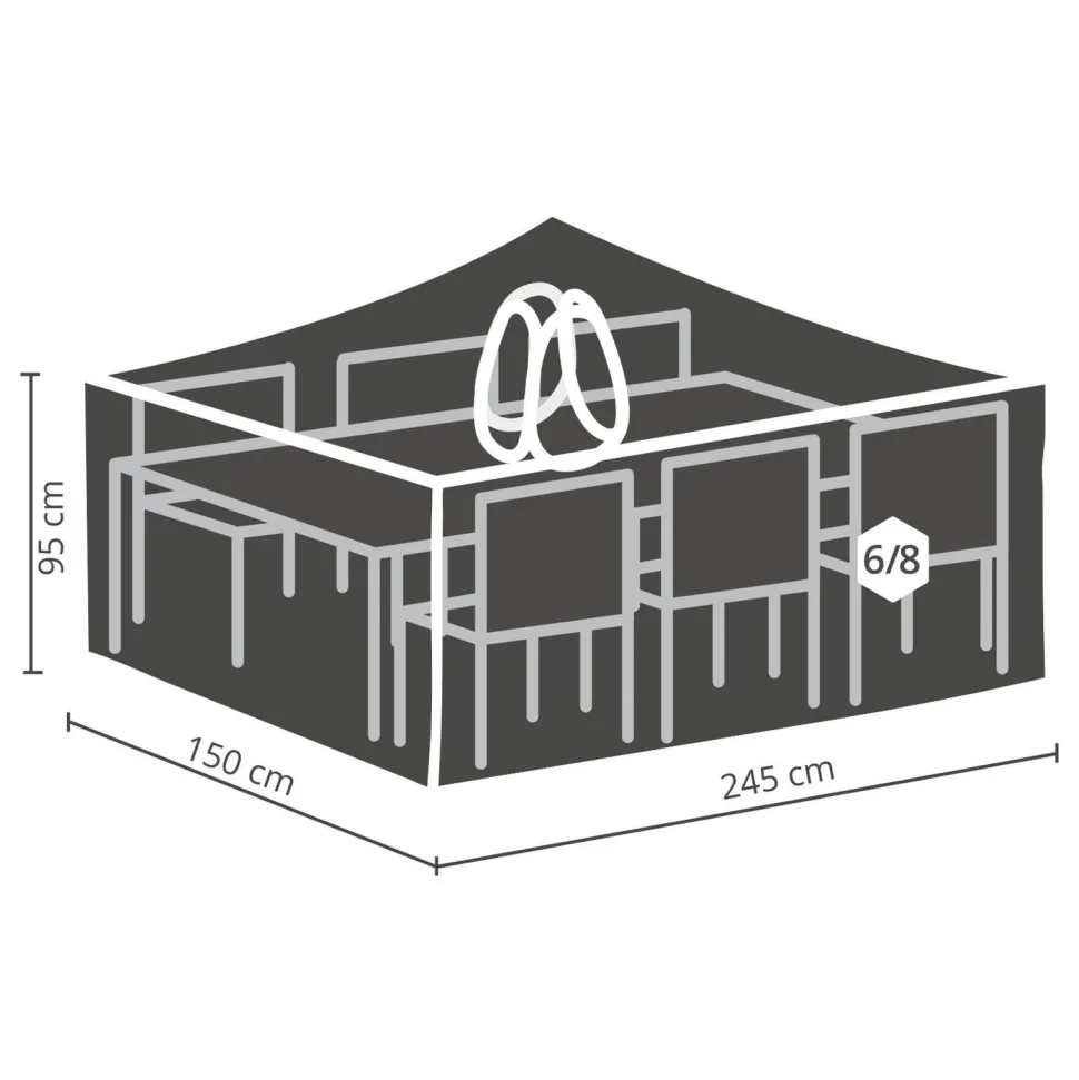 Winza Outdoor Covers Tuinmeubelhoes Tuinset L + Bobbin