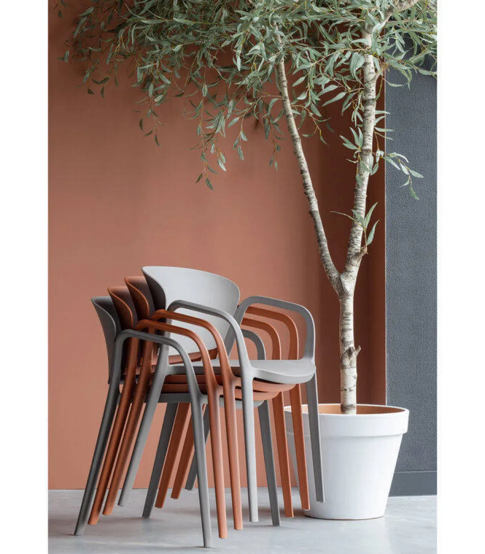 Woood Tuinstoel Bent - Set Van 4